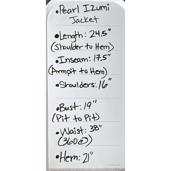 Pearl Izumi Select Women's Black Neon Thermal Riding Cycling Jacket Size Large1 - Picture 16 of 16